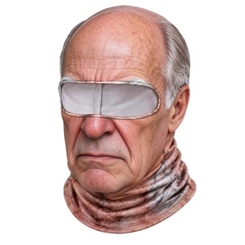 Christmas Masks for Adults Realistic 3D Printed Warm Velvet Full Face Mask - image 1