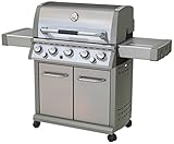 Edles Design El Fuego Gasgrill Bellevue, silber