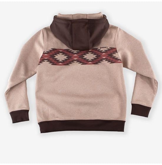 HOOEY Boys' Tan Aztec Hoodie2