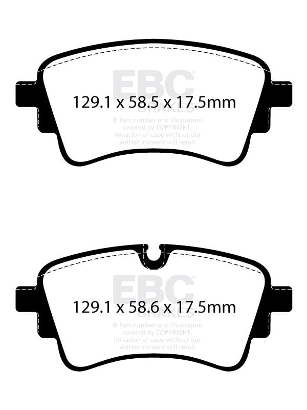 DP62435 EBC Klocki hamulcowe GREENSTUFF Brakes do Audi Q5 FY Q5 quattro FY