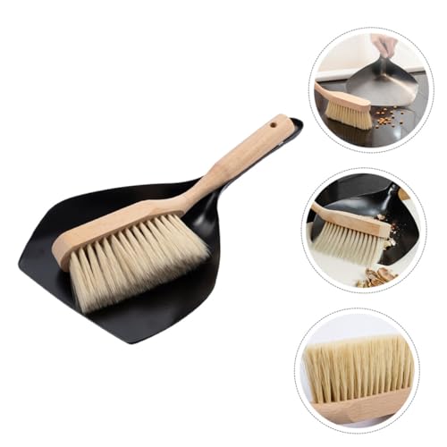 MUCKLILY Mini Besen und Kehrschaufel Set aus Langlebigem Kleines Handliches Reinigungsset für Haushalt und Büro Platzsparend für Desktop Staub Mithelfen – Bild 8