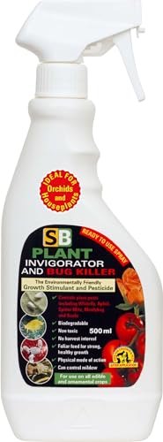 Growth Technology Ltd SB Plant Invigorator and Bug Killer 500ml - Ready to Use White