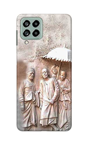 Image of Printed Hard Back Cover Case for Samsung Galaxy M53 5G Back Cover (Sai Baba) -1803