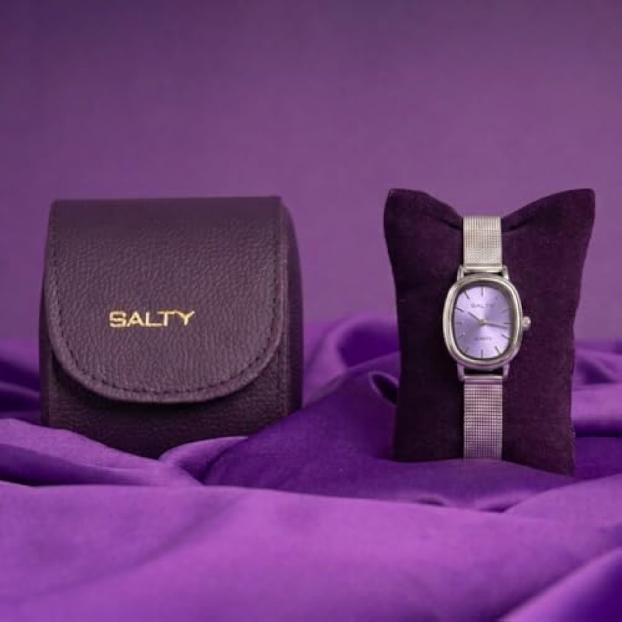 Women's Mauve Dial Timeless Analog Watch, Stylish Gift