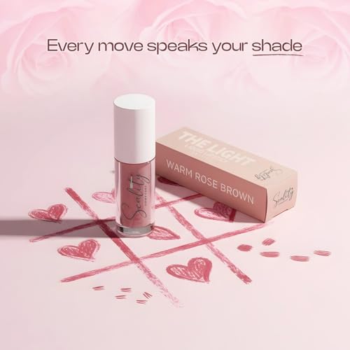 Image of Scality Liquid Lipstick - Warm Rose Brown | Highly Pigmented Matte Lipstick | One Swipe Application | Long Lasting, Transferproof & Smudge Proof | Smooth Comfortable Wear | Perfect for Daily & Occasion Makeup (5 ml)