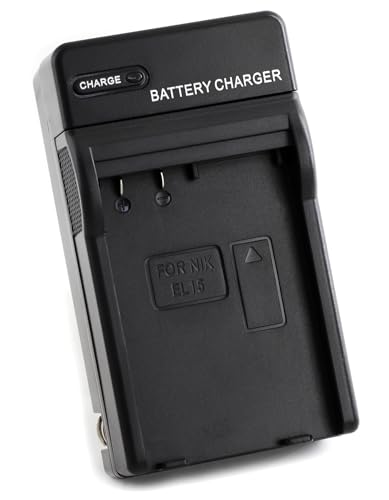 Norifon EN-EL15 Wall Charger for Nikon 1 V1 D500 D600 D610 D7000 D7100 D7200 D750 D800 D800E D810 D810A and More with Foldable Plug