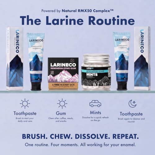 Larine co Remineralizing Gum, Sugar Free Hydroxyapatite and Xylitol Gum - image 9
