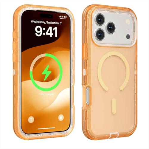 Coque iPhone 14 Pro Max magnétique gris or haut de gamme