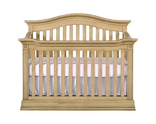 Baby Cache Natural Hardwood 4 in 1 Convertible Crib | Multigenerational Quality