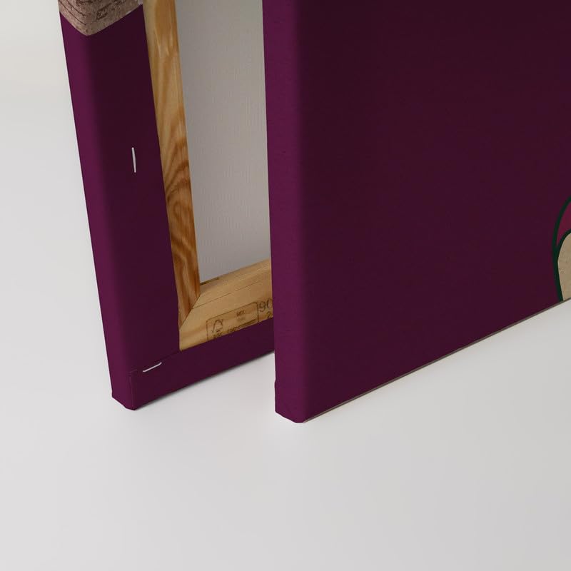 Toile murale violette DD132091 pour raviver un mur blanc - 2
