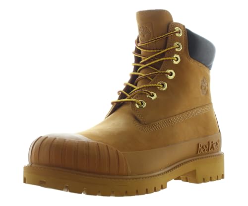 Image of Timberland Premium 6 Inch Waterproof Boot Mens Shoes Size 8, Color: Wheat Brown /Black /Brown