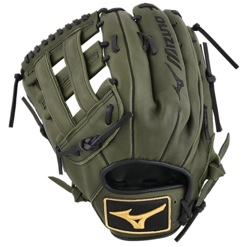 Gant slowpitch Mizuno MVP Prime homme équipement baseball softball cuir noir