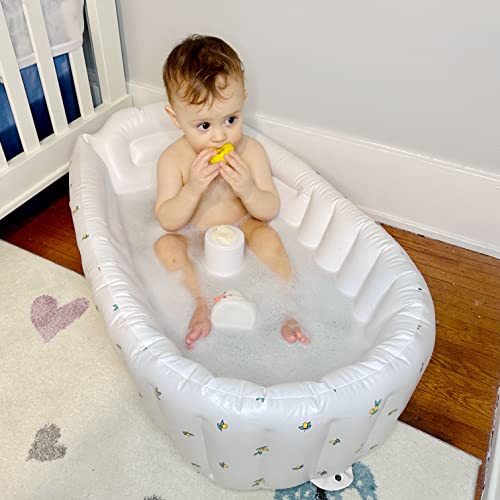 Mink Inflatable Bathtub For Toddlers - Portable Baby Tub With Built-In Air Pump - Collapsible Design For Easy Storage - Perfect For Newborns To Infants #TOP6