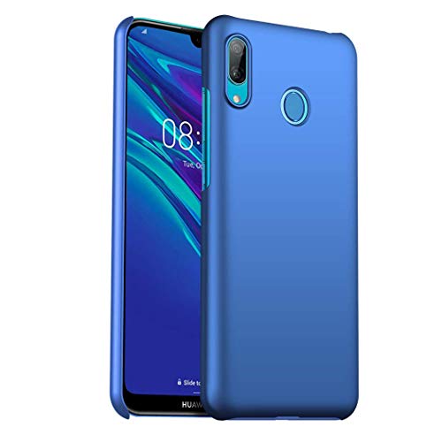 GAPlus Huawei Y6 2019 Case - Y6 Y6S Prime Pro 2019 6.09" Ultra Slim Thin Armour Hard Case - Matte Rubberized Cover For Huawei Y6 2019 (Blue)