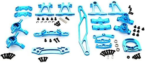 Metal Modification Accessory Kit Suspension Arms Steering Knuckle for TT02 TT-02 1/10 RC Car Upgrade Parts