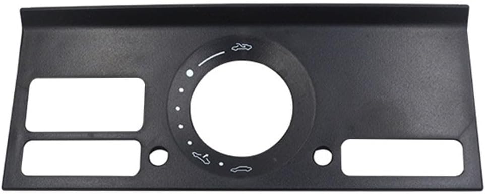 Simplistic Style Combined with Functionality in These Compatible Top Lights Covers (Small Semicircle Black)