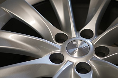 T Sportline Tesla Wheel Lug Nut Cover Set - Model S (Generation 2) #TOP3