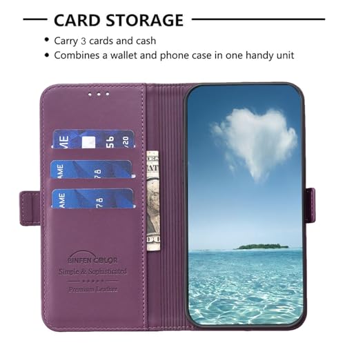 Coque portefeuille Realme 15 rouge pour éviter les rayures d'écran - 4