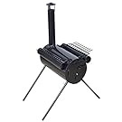 TMS Portable Military Camping Wood Stove Tent Heater Cot Camp Ice-fishing Cooking Rv