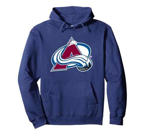 Colorado Avalanche Icon Officially Licensed Pullover Hoodie, Adult Unisex, Navy Blue, X-Large