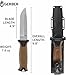 Gerber Gear StrongArm Magnacut - Fixed Blade Survival Tactical Knife for Camping, Outdoor, Hunting - Ergonomic Utility Tool with Sheath - Made in USA - Coyote Brown, Plain Edge