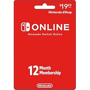Nintendo Switch Online Gift Card $19.99