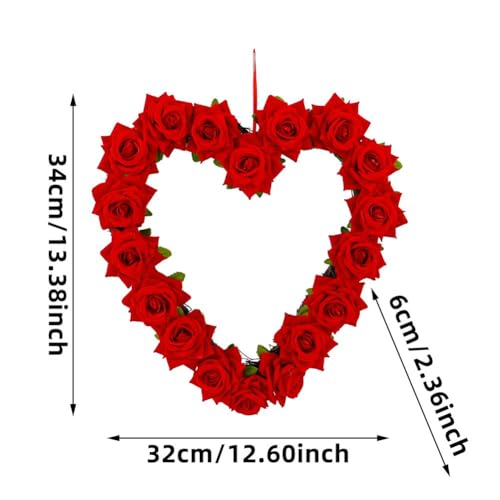 Couronne en cœur saint-valentin pour une déco de table romantique - 3