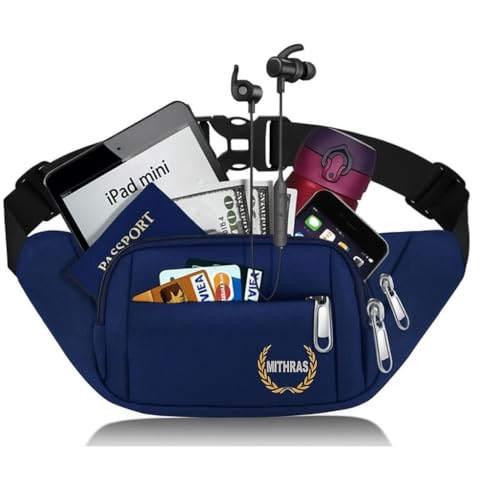 Image of Mithras Premium Waist Bag, Kamar Bag, Fanny Pack for Hiking Travel Camping Running Sports Outdoors, Workout Casual Hands Free Crossbody Bags