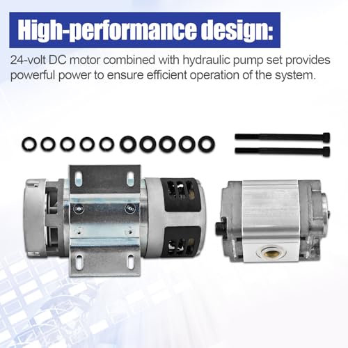 Image of 147664 147662 Hydraulic Pump Motor Assembly 24V Fits for Skyjack SJIII3215 SJIII3219 SJIII3220 SJIII3226 SJIII4620 SJIII4626 SJIII4632 Scissor Lifts, Replaces 147099
