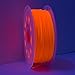 Gizmo Dorks 3mm (2.85mm) ABS Filament 1kg / 2.2lb for 3D Printers, Fluorescent Orange (UV Light)