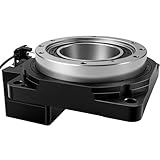 CNC Hollow Rotating Platform Gear Ratio 10:1 360 Degree Electric Rotary Table Positioners Substitutable for Direct Drive Motor and Cam Indexer Fitting Nema 23 Stepper 60mm Servo Motor