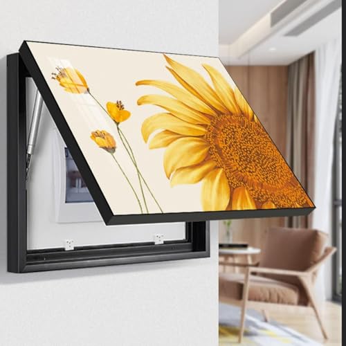 Decorative Electric Meter Box Cover - Creative Wall-Mounted Fuse Switch Cover for Home Interior - Stylish Art for Various Decoration Styles (27.6x19.7in)