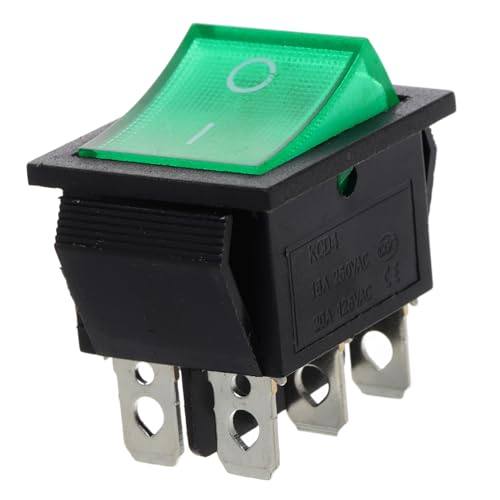 FUNOMOCYA Rocker Switch Position Toggle Switch with LED Indicator for Boats Vehicles and Light Bars Reliable for Easy Operation