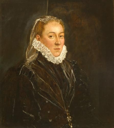 Cuadro decorativo Portrait of a Lady Tintoretto impresión sobre lienzo vertical 60x90