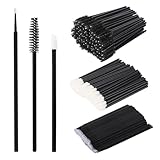 Lot de 300 brosses à mascara, brosses à lèvres et micro-écouvillons, pinceaux jetables, te...