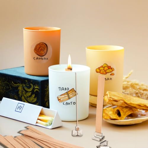Mechas para Velas de Madera Tiiyee, 33 piezas miniatura 5