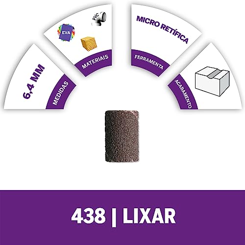 Dremel Tubos Lixa 438 Gr120 1/4