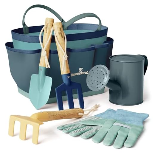 Kids Gardening Tool Set with Tote Bag