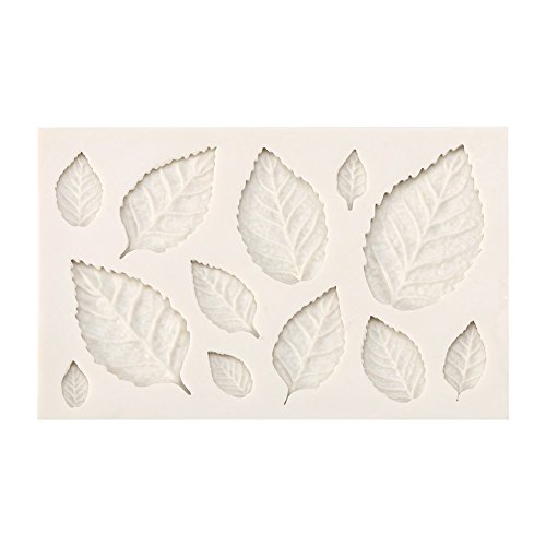 Fondant Cake Mold, Fondant Cake Mould, Asixx 3D Silicone Leaves Fondant Cake Mold Creative Chocolate Sugarcraft Mould Decorating DIY Tool