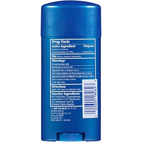 Arrid XX Extra Extra Dry Solid Antiperspirant Deodorant, Unscented, 2.6 oz. - Thumbnail 2