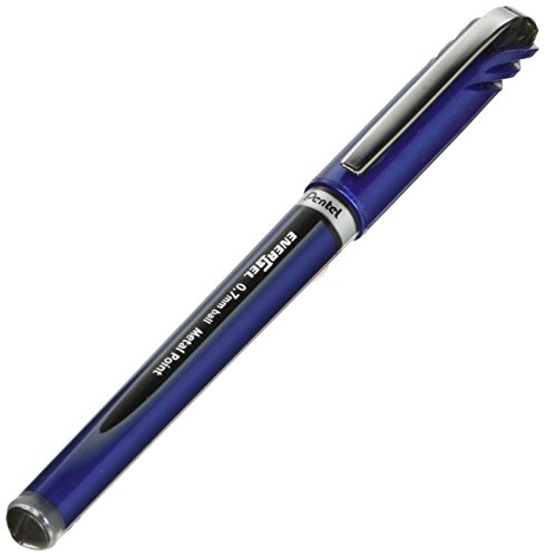 Pentel Energel stylo à bille Euro noir anti bavure pour gaucher et droitier