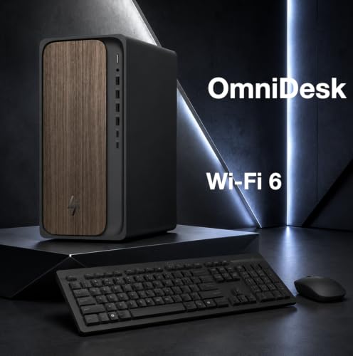 Image of HP OmniDesk HIGH Performance Desktop (32GB DDR5, 4TB PCIe SSD)
