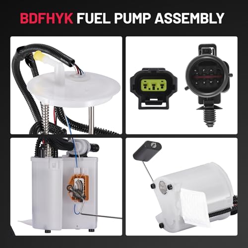 Image of BDFHYK Electric Fuel Pump Module Assembly Compatible with Ford Taurus, Compatible with Mercury Sable, 2000 3.0L V6 Replace E2283M