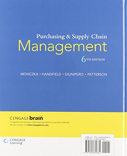 Purchasing and Supply Chain Management