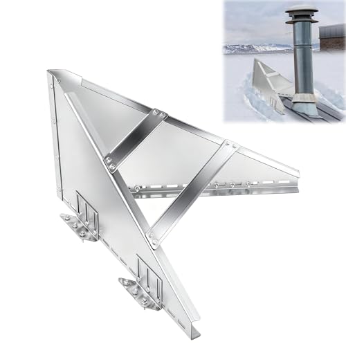 Snow Splitter for Metal Roofs, Roof Snow Diverter for 6"-10"