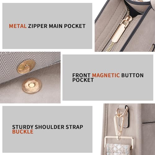 Image of Crossbody Bag Women Vegan Leather Hobo Handbag Trendy Crossbody Shoulder Bag Purses For Women with 2 Adjustable Strap