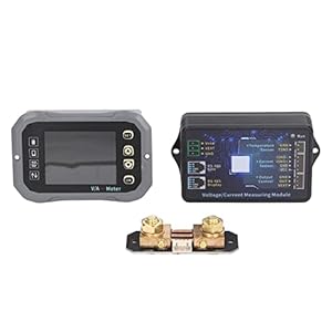 Hyuduo Batteriemonitor 100A Kapazitätsmessgerät KG110F