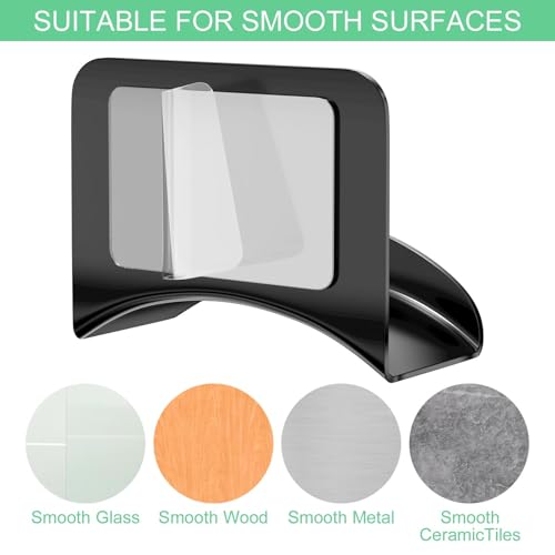 Legpador 2 Stück Headset Halterung mit Klebeband, Kopfhörer Halter, Kopfhörerhalter Schwarz, Headsethalter Wandhalterung, Ohrhörer Aufhänger, Kopfhörer Haken, für Schreibtisch, Wand, Gaming Headphones