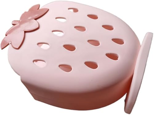 Miniatura 5 de Soporte para palillos de fresa con organizador de secado de drenaje, cesta de palillos, caja de almacenamiento para almacenar cuchara, cuchillo,