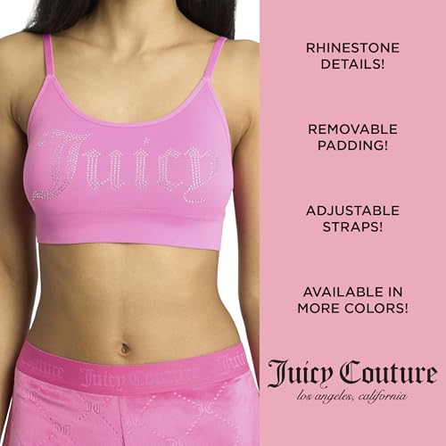 Juicy Couture Women's Multipack Seamless Comfort Lounge Wirefree Bralettes4